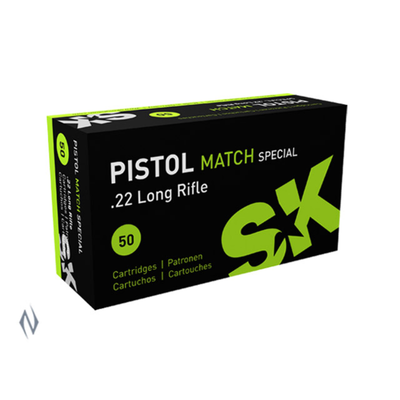SK Pistol Match Special 22LR 40gr LRN 955fps 50pk