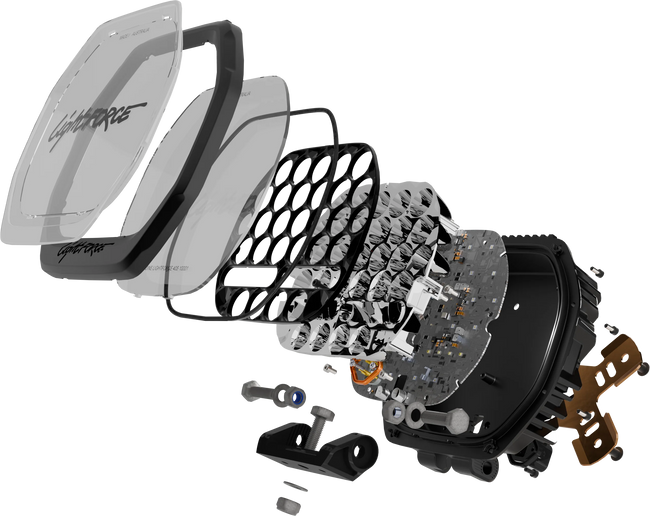 LIGHTFORCE BEAST - 3 MODE LED DRIVING LIGHT - PAIR