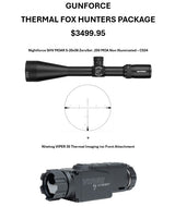 Gunforce Thermal Fox Hunting Combo -Nitehog Viper 35 + Nightforce SHV MOAR 5-20x56 + Rusan Adapter 65MM + 50MM