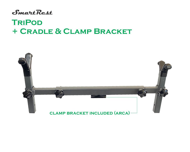 Scree Runner HO-TPC40 Carbon Fibre Tripod - Max H 1660mm Min H 192mm Load Weight 40kg Total Weight 2.5kg RRP $599.99 -includes 1 x SmartRest Cradle SRTC