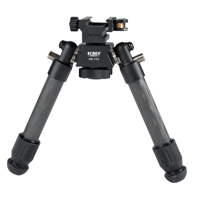 Scree Runner HO-BPC02 Carbon Fibre Bipod - Max H 240mm Min H 190mm Load Weight 15kg Total Weight 370g RRP $199.99