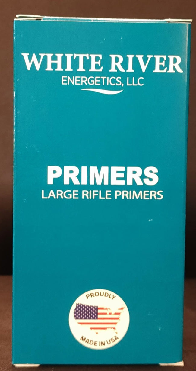 WHITE RIVER ENERGETICS PRIMERS - LARGE RIFLE 100pk