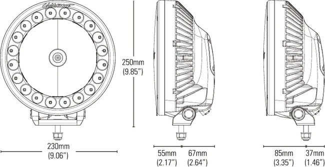 Lightforce HTXMK2 Hybrid Driving Light 12V