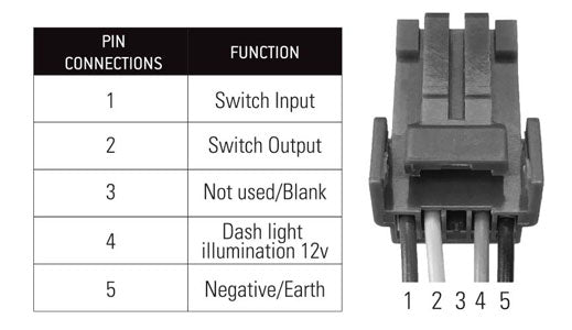 Lightforce Harness to Single Switch 8 Pin Adaptor