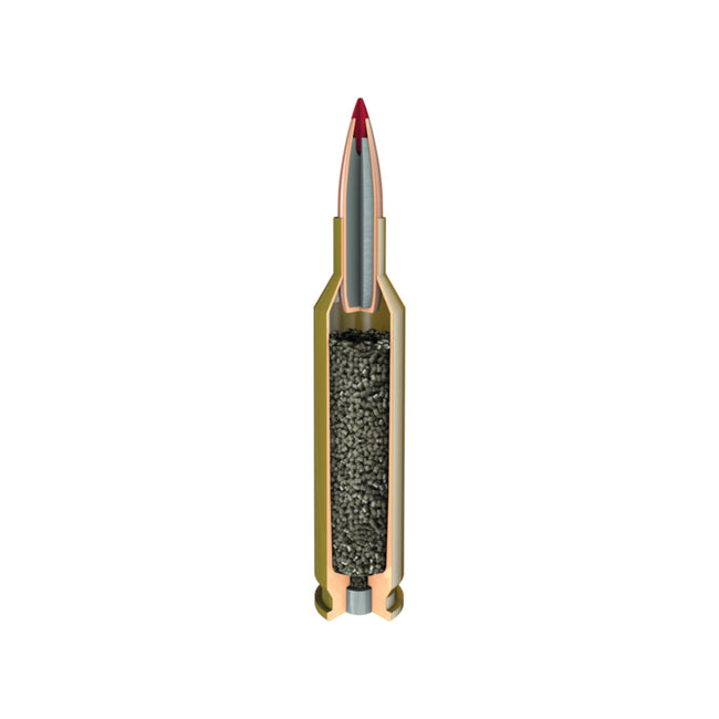 Hornady 6mm Creedmoor 108gr ELD 20 Pack Ammunition Bullet Inside View