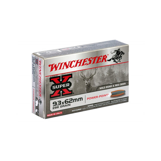Winchester Super X 9.3x62 286gr PP 20 Pack Ammunition