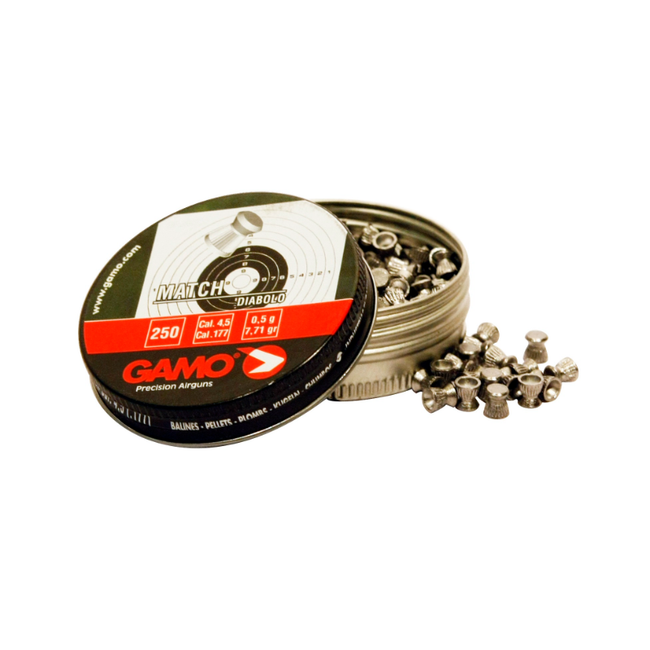 Gamo Match .22 (flat) # 6320025 tin of 250