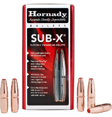 Hornady .308 30 cal 190gr SUB-X 100pk
