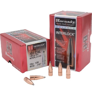 Hornady 303 Cal .312 150gr SP 100pk