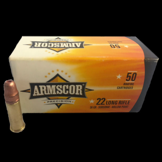 Armscor 22lr Subsonic 40gr HP