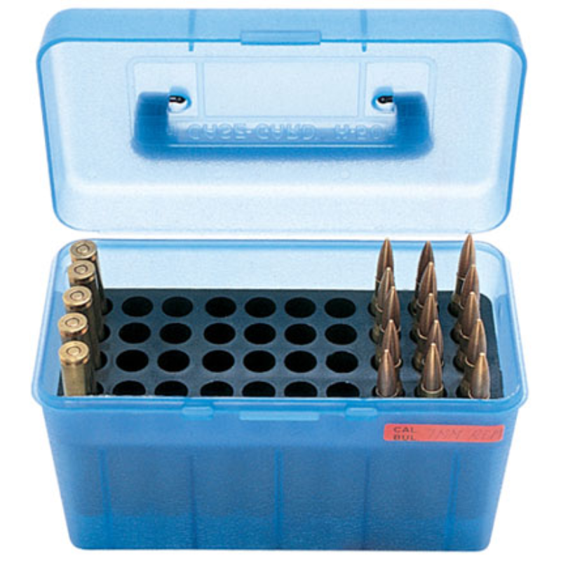 MTM 50 Round Ammo Box Deluxe 30/06-45 -Blue