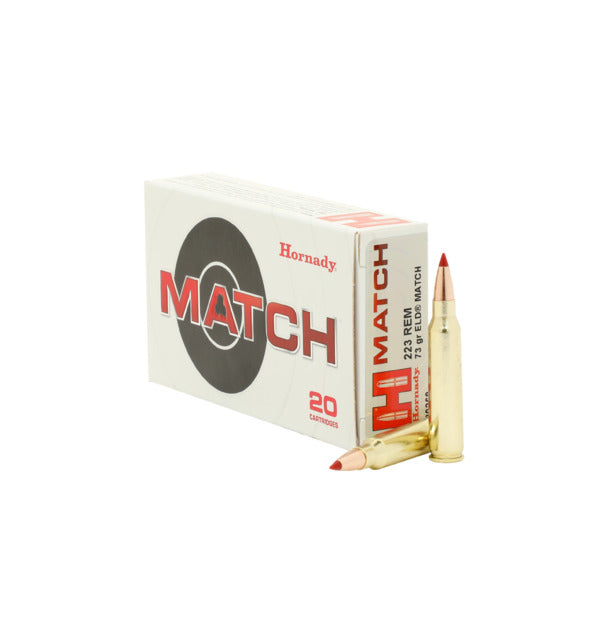 Hornady Ammo 223 Rem 73gr ELD Match 20pk