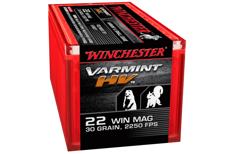 Winchester Varmint HV 22WMR 30gr VMax - 50Pk - Brick Price  $375   (500)