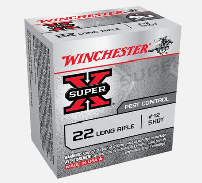 Winchester Super X Rat Shot 22LR 25gr 12 Shot 50pk