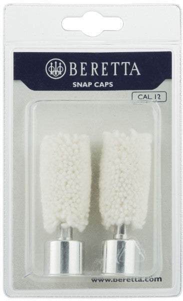 Beretta Snap Caps Aluminium 12ga + Wool Mops- Pair