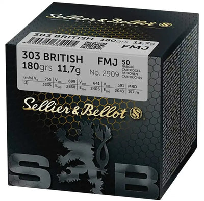 Sellier & Bellot 303 British 180gr FMJ 50pk