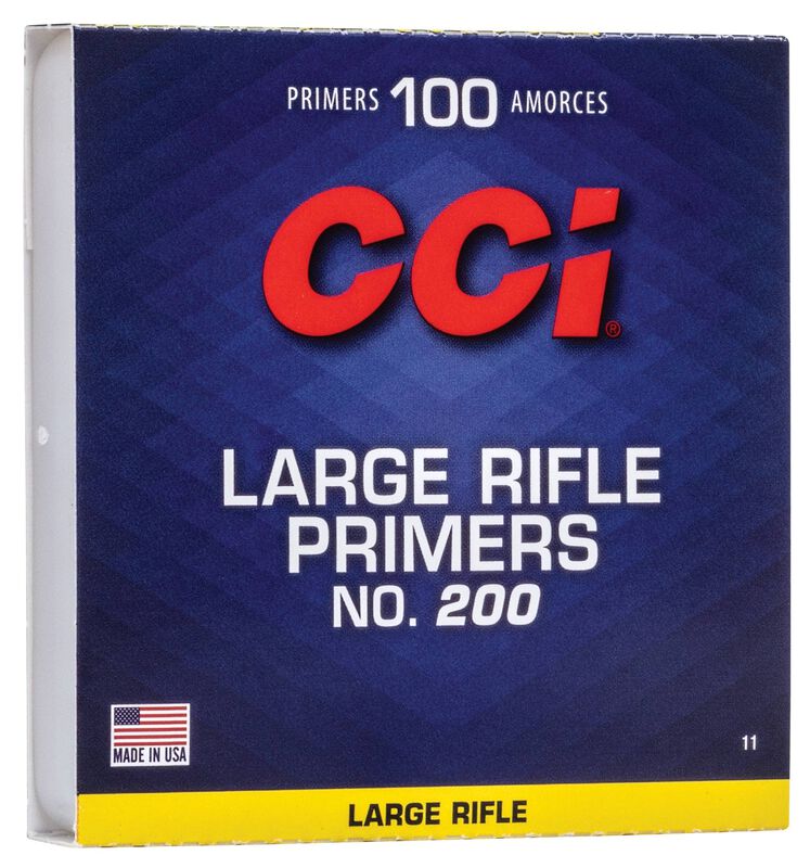 CCI PRIMER 200 LARGE RIFLE 100pk