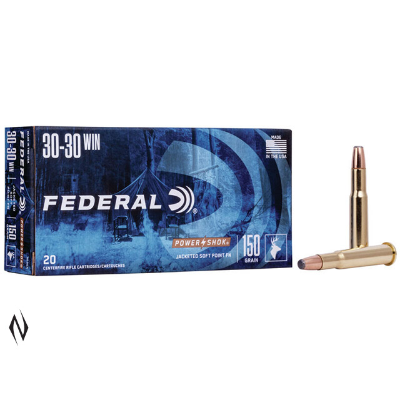 FEDERAL 30-30 WIN 150GR FN POWER-SHOK • Pack 20