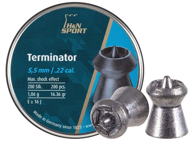 H&N Terminator .22 - 16.36gr - 200pk