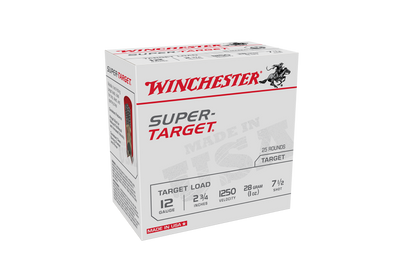 Winchester Super Target 12g 2-3/4 28gr 1250fps No 7.5 Slab Price $125.00