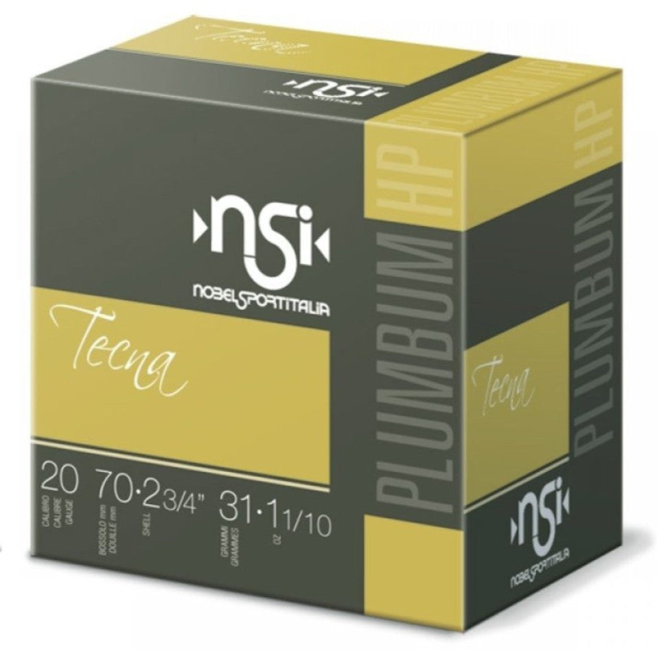 NSI Tecna 20 Gauge 31gr 1319fps No 0 - Slab Price $180