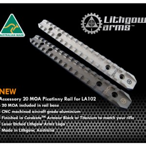 Lithgow LA102 20 MOA Rail Titanium