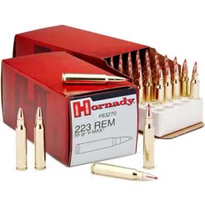 Hornady 223 Rem 55gr V-Max 50pk