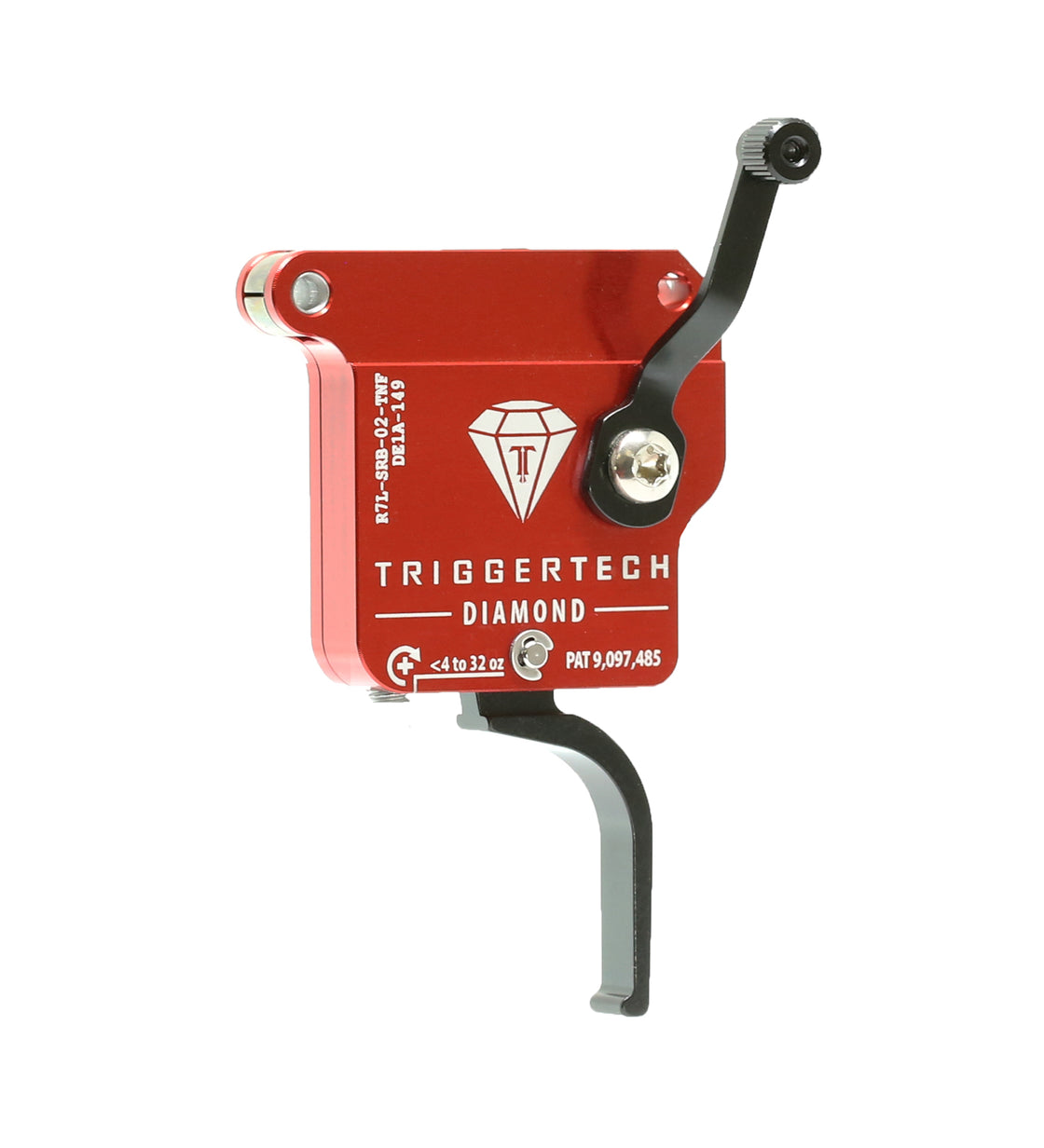 TRIGGERTECH DIAMOND FLAT BLK LEFT SAFETY REM 700 LH S/ STAGE CLONE