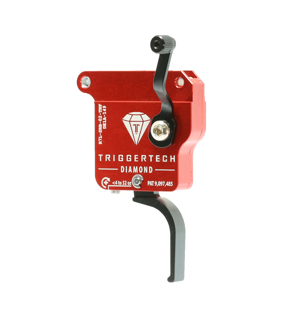TRIGGERTECH DIAMOND FLAT BLK LEFT SAFETY REM 700 LH S/ STAGE CLONE