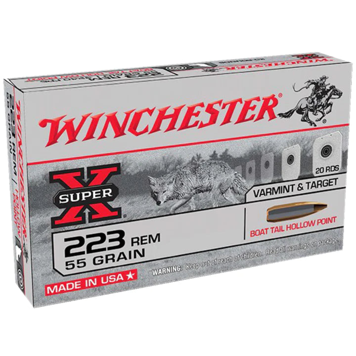 Winchester Super X 223 55gr BTHP 20pk
