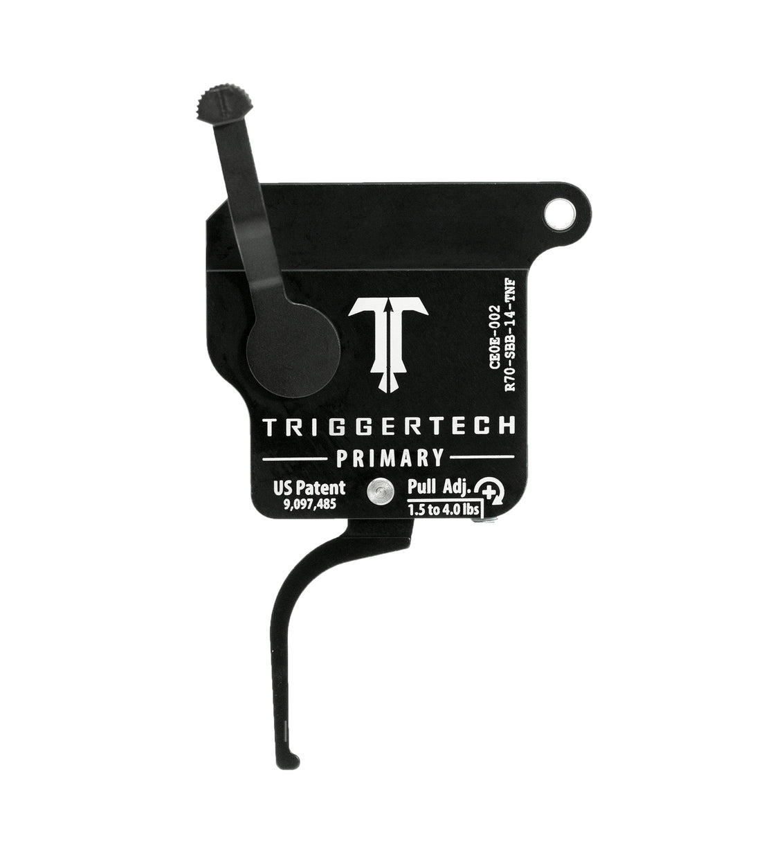 TRIGGERTECH PRIMARY FLAT BLK TOP SAFTEY REM 700 S/ STAGE CLONE
