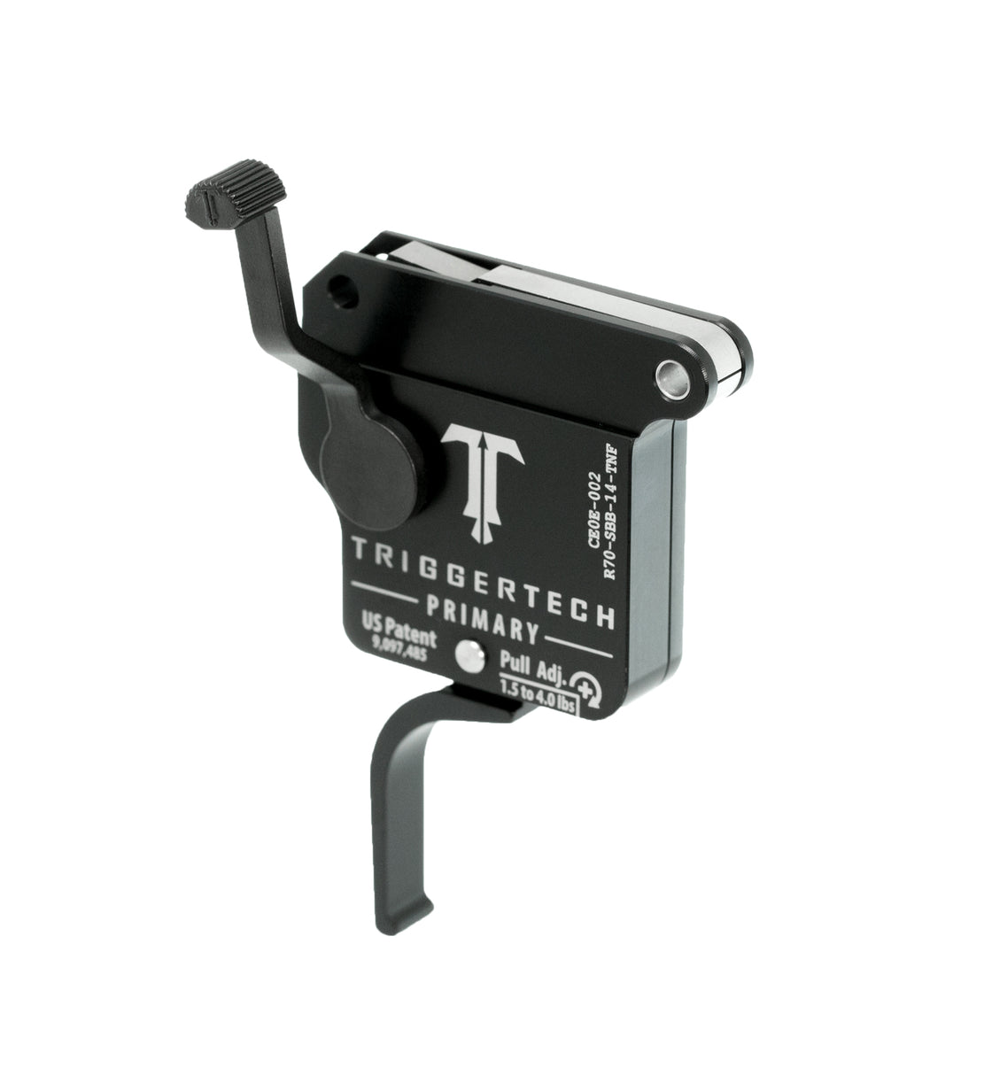 TRIGGERTECH PRIMARY FLAT BLK TOP SAFTEY REM 700 S/ STAGE CLONE