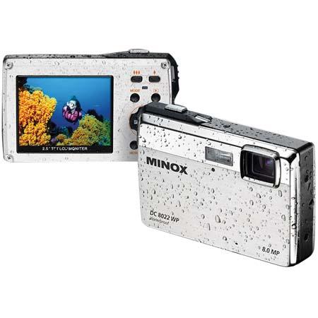 MINOX 8022 WP DIGITAL CAMERA 8.0MP 2.5 TFT LCD SCREEN