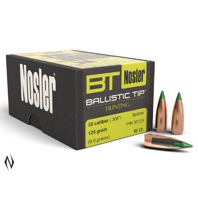 NOSLER 308 125GR BALLISTIC TIP 50PK