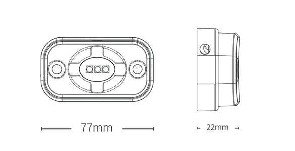 LIGHTFORCE ROK9 AMBER LED UTILITY LIGHT