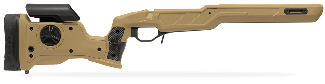 CADEX Strike Nuke Evo (for Tikka-T3/T3X) Short Action, for Accu-Mag Magazine TAN