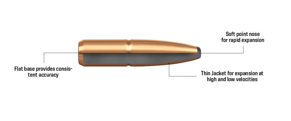 NORMA 6.5cm 140gr Whitetail SP 20 pack