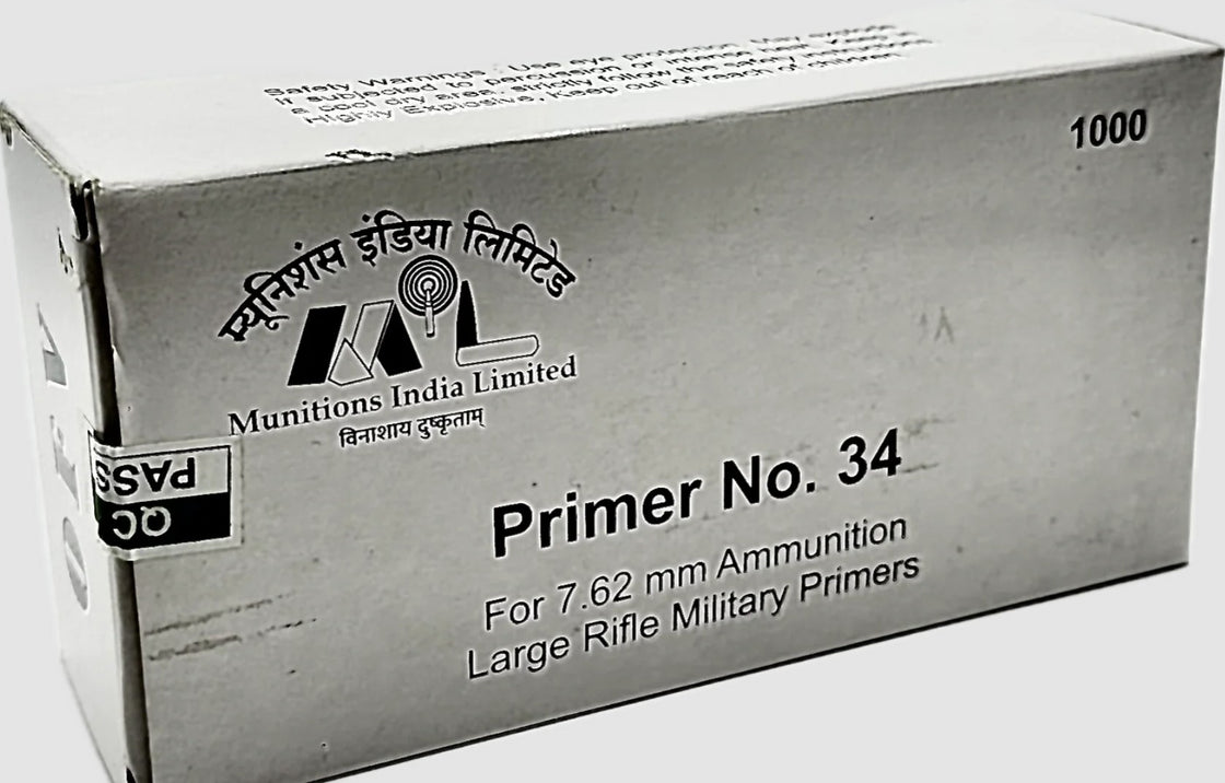 OFV Large Rifle Primer No. 34 1000pk