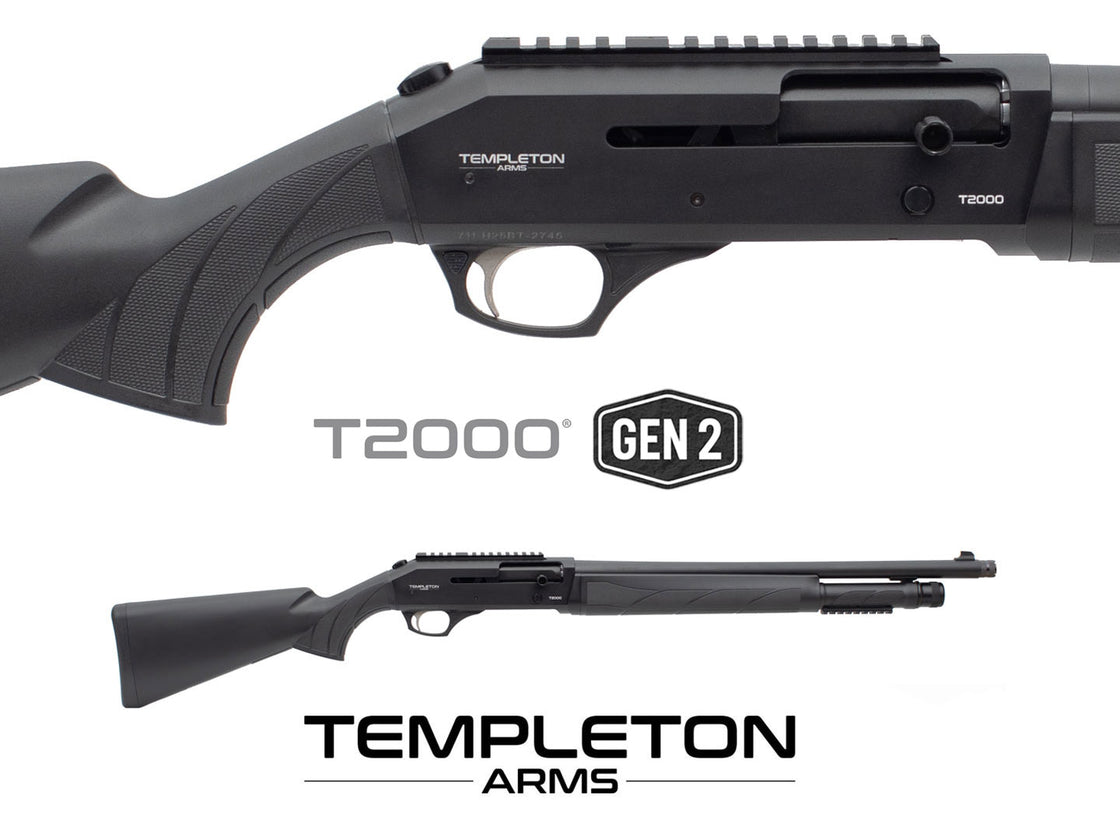 Templeton Arms Gen 2 - T2000 Push Button Release Tactical Shotgun (20", Right Hand)