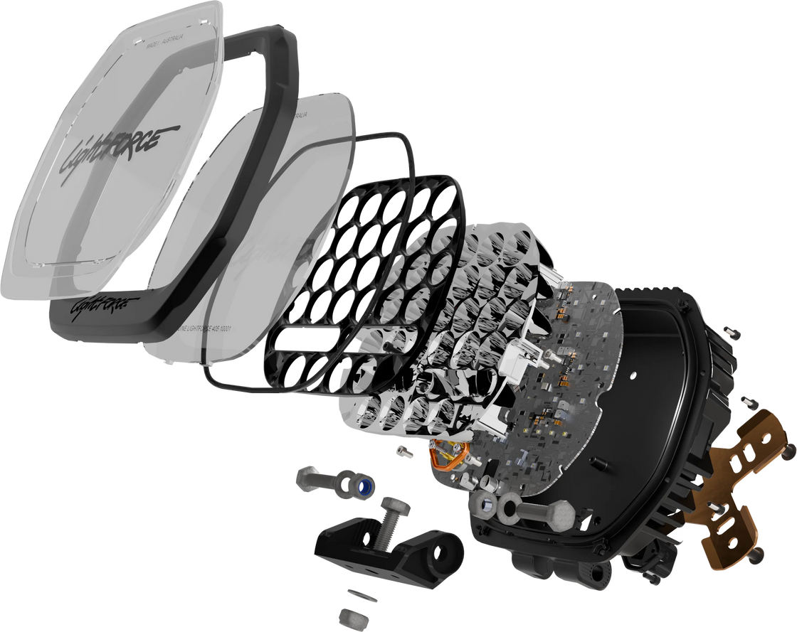 LIGHTFORCE BEAST - 3 MODE LED DRIVING LIGHT - PAIR