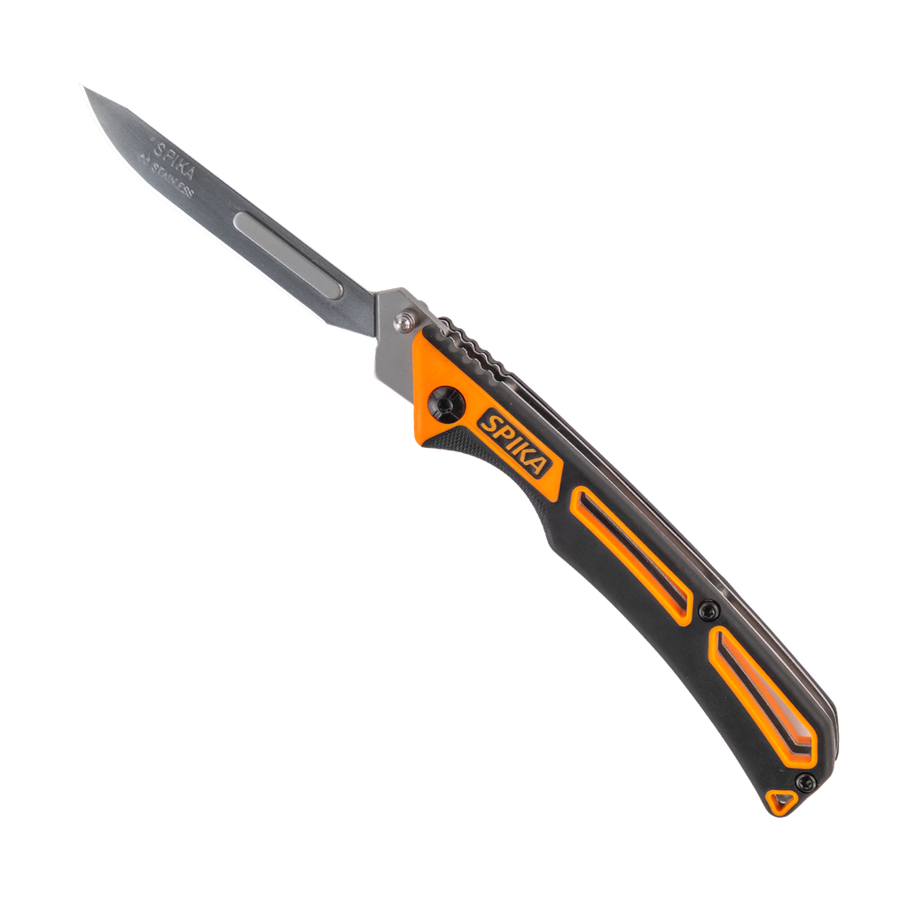 SPIKA FOLDING SCALPEL - BLACK