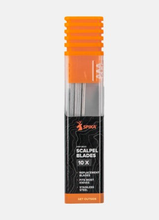 SPIKA REPLACEMENT BLADES X10, FOR FOLDING SCALPEL