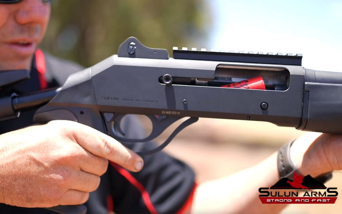 Sulun Tacsoras 24" 61cm Black M4 Adjustable pistol grip stock, Ghost Sights, Mobil Chokes