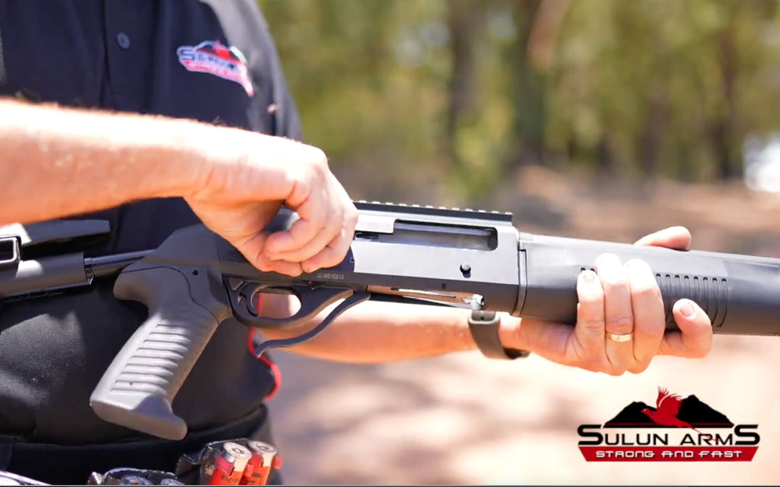 Sulun Tacsoras 24" 61cm Black M4 Adjustable pistol grip stock, Ghost Sights, Mobil Chokes