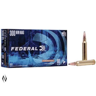 FEDERAL 300 WIN MAG 180GR SP POWER-SHOK • Pack 20