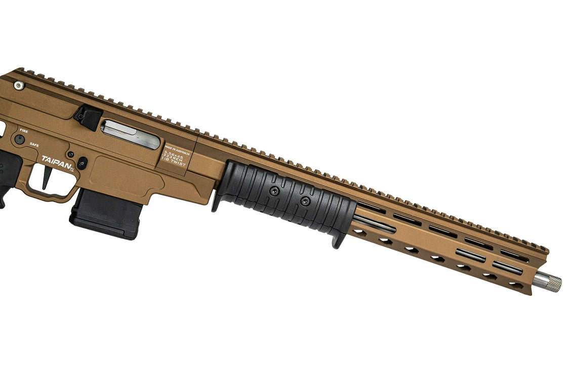 SCSA TAIPAN X 223 REMINGTON PUMP ACTION BURNT BRONZE