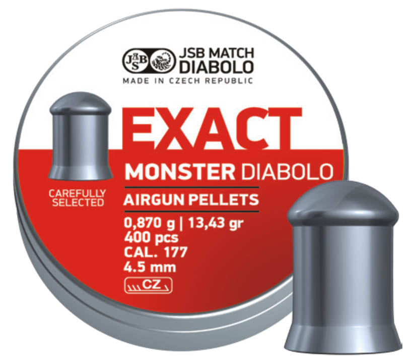 JSB Exact Monster Diablo .177 cal (13.43gr) 400pk