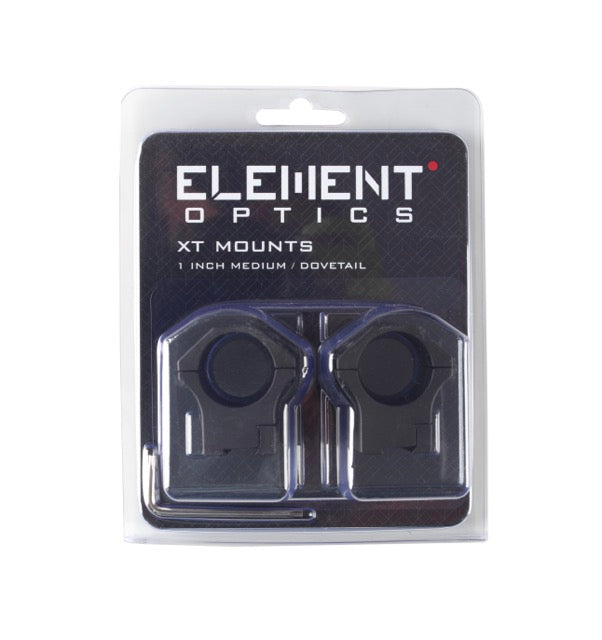 Element Optics XT Mounts 30mm, Med., Dovetail