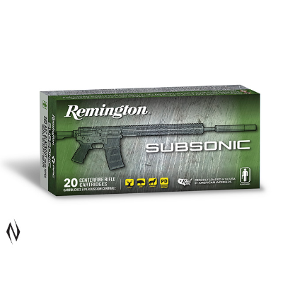 REMINGTON 300 AAC BLACKOUT 220GR OTFB SUBSONIC 20PK