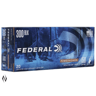 FEDERAL 300AAC BLACKOUT 150GR SP POWER-SHOK